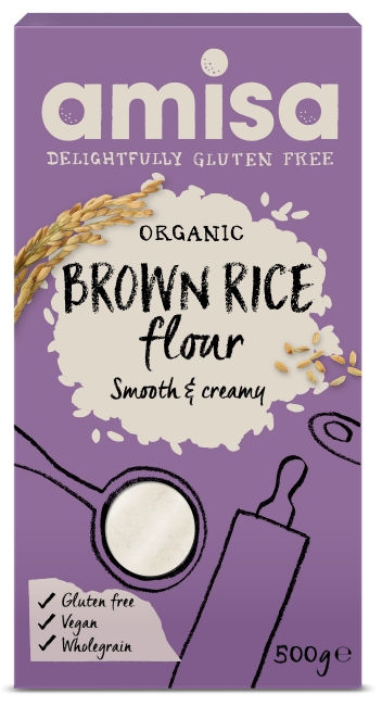 Faina de Orez Brun Fara Gluten Bio Amisa 500gr