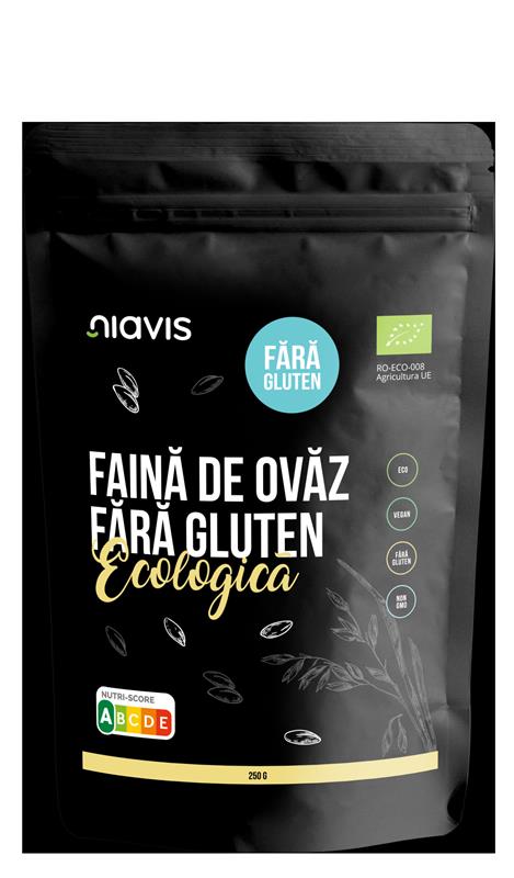 Faina de Ovaz Fara Gluten Bio 250 grame Niavis