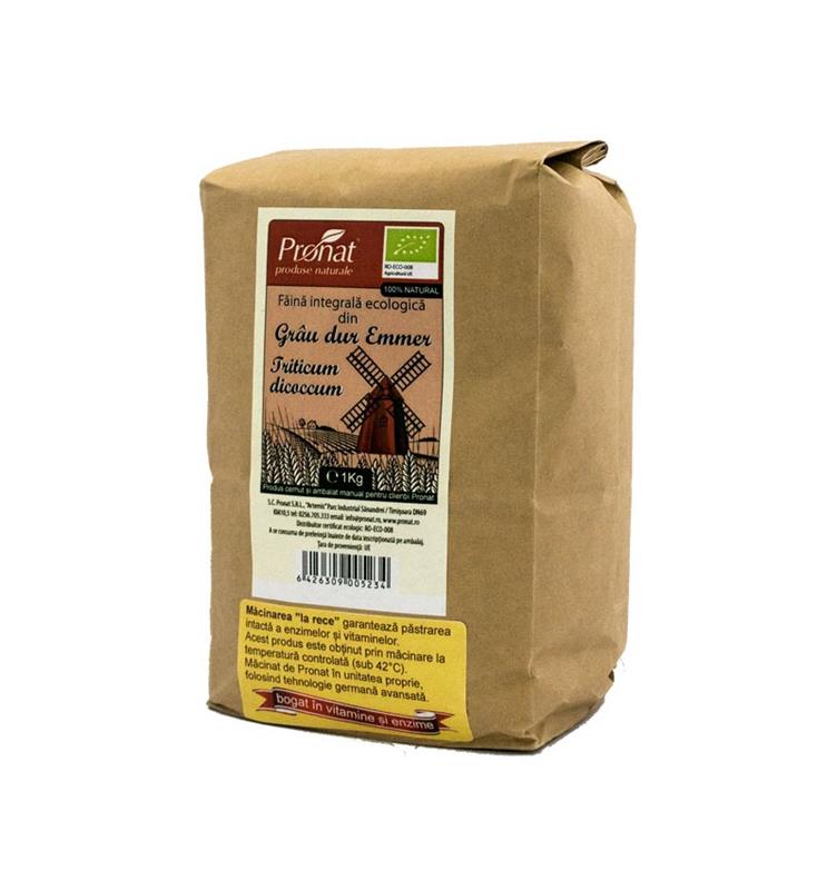 Faina Integrala din Grau Dur Emmer Bio Pronat 1kg
