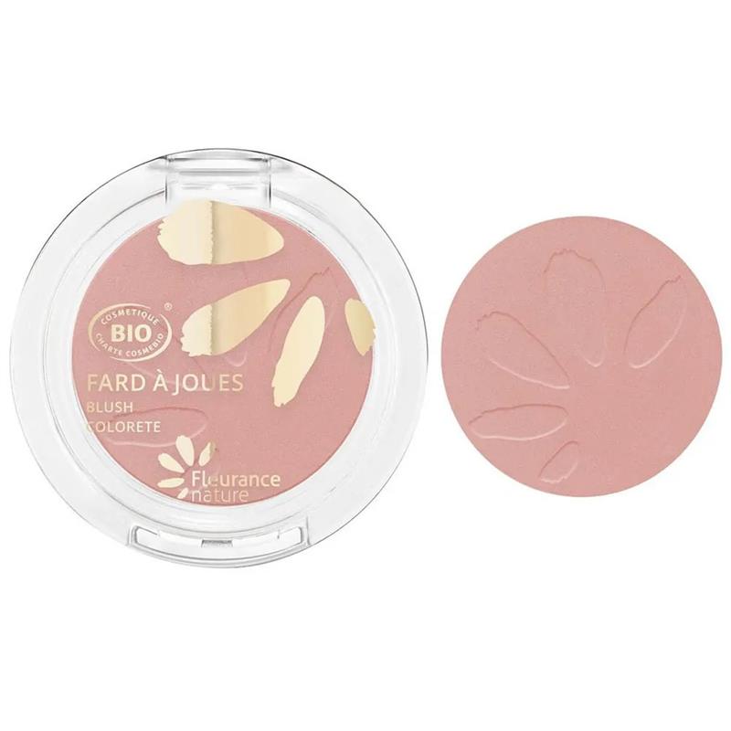 Fard de Obraz Bio Rose Peche Pudriera 3.5 grame Fleurance