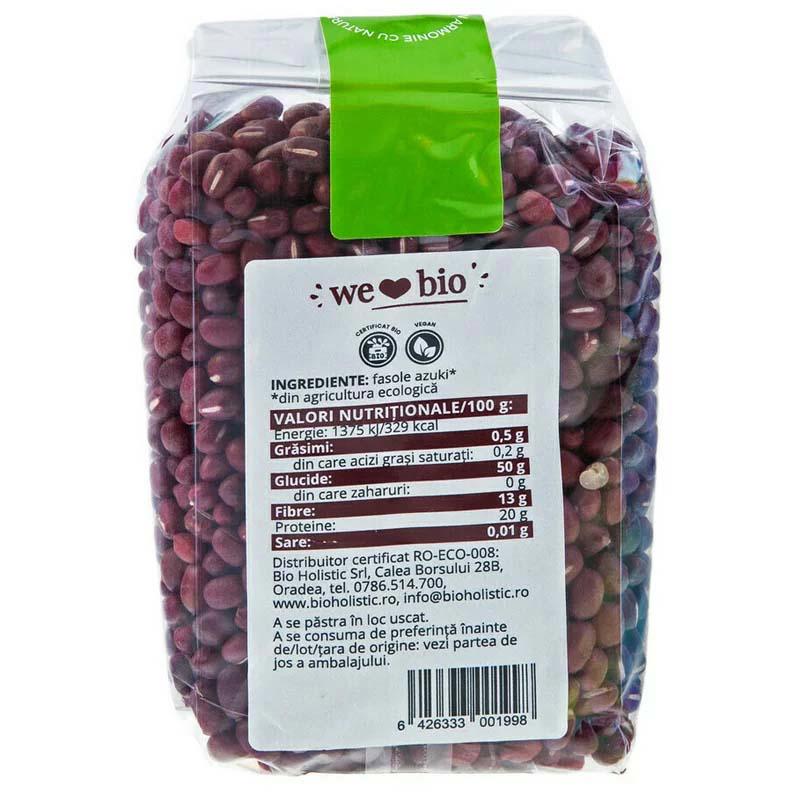 Fasole Azuki Bio 400 grame Obio