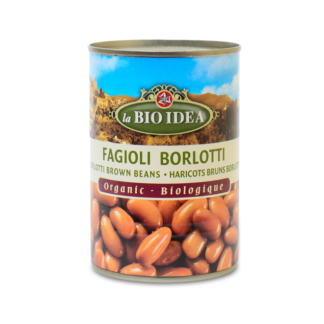 Fasole Bruna Borlotti Eco Conserva Idea 400gr