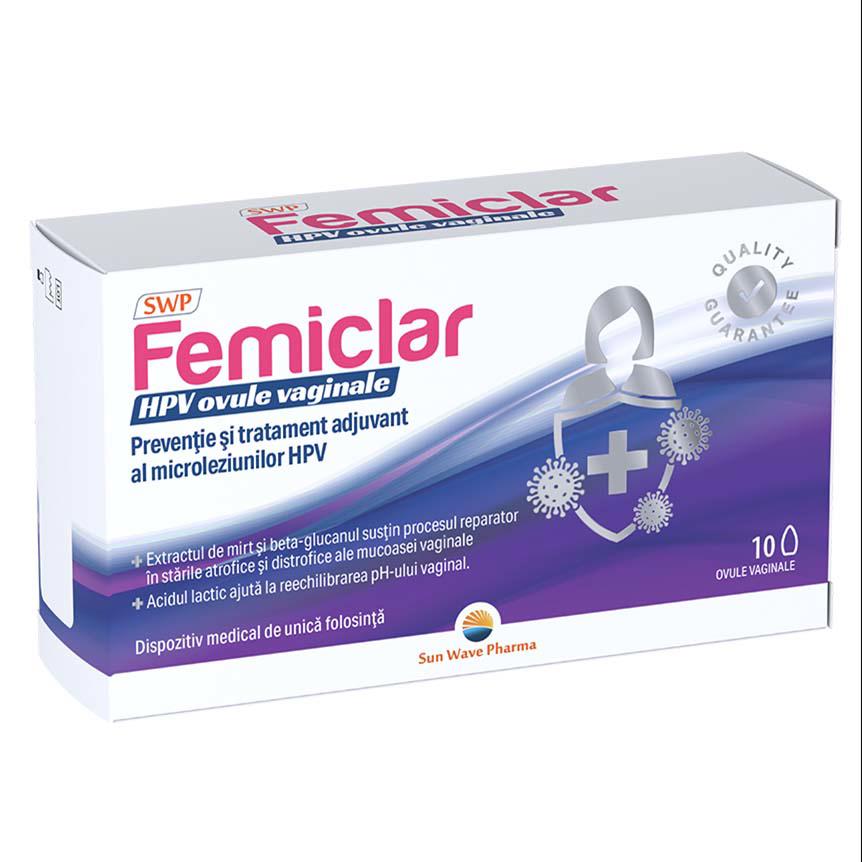 Femiclar HPV 10 ovule Sun Wave Pharma