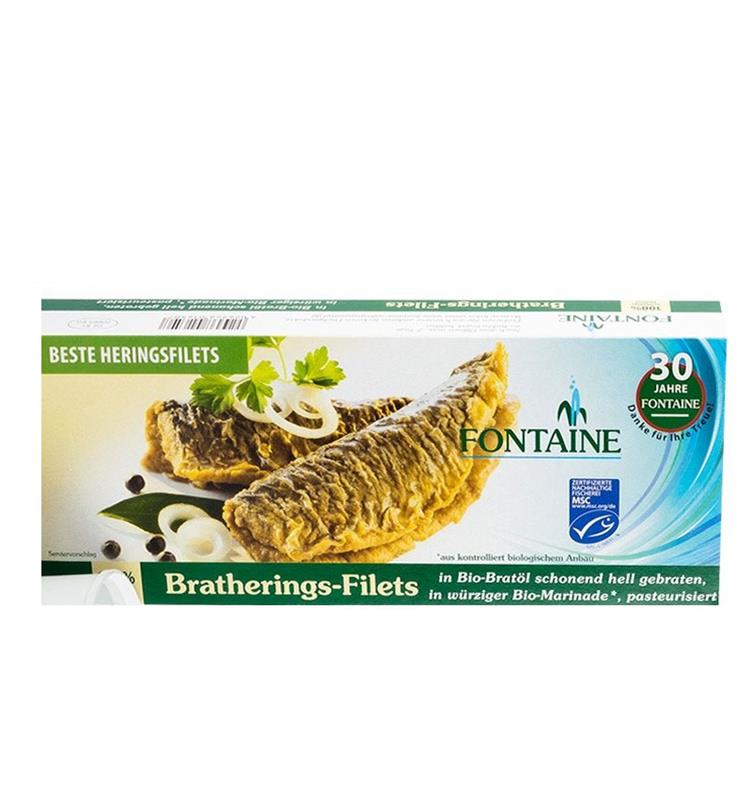 File de Hering Prajit in Marinada Bio 325gr Fontain