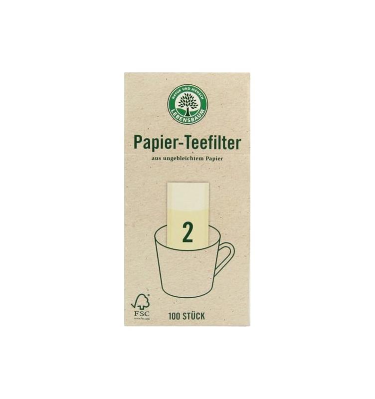 Filtre pentru Ceai Gr.2 Lebensbaum 100buc