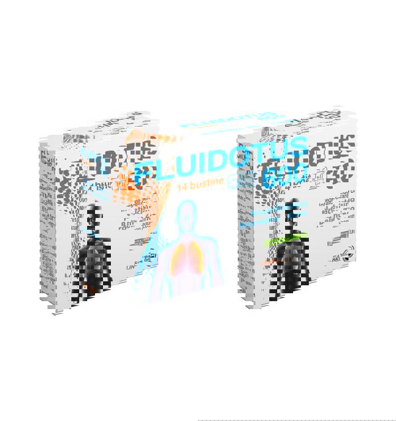 Supliment Alimentar Fluidotus 600 14 pliculete Agips Farmaceutici