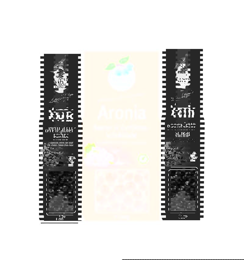 Fructe de Aronia Bio Glazurate cu Ciocolata Pronat 200gr