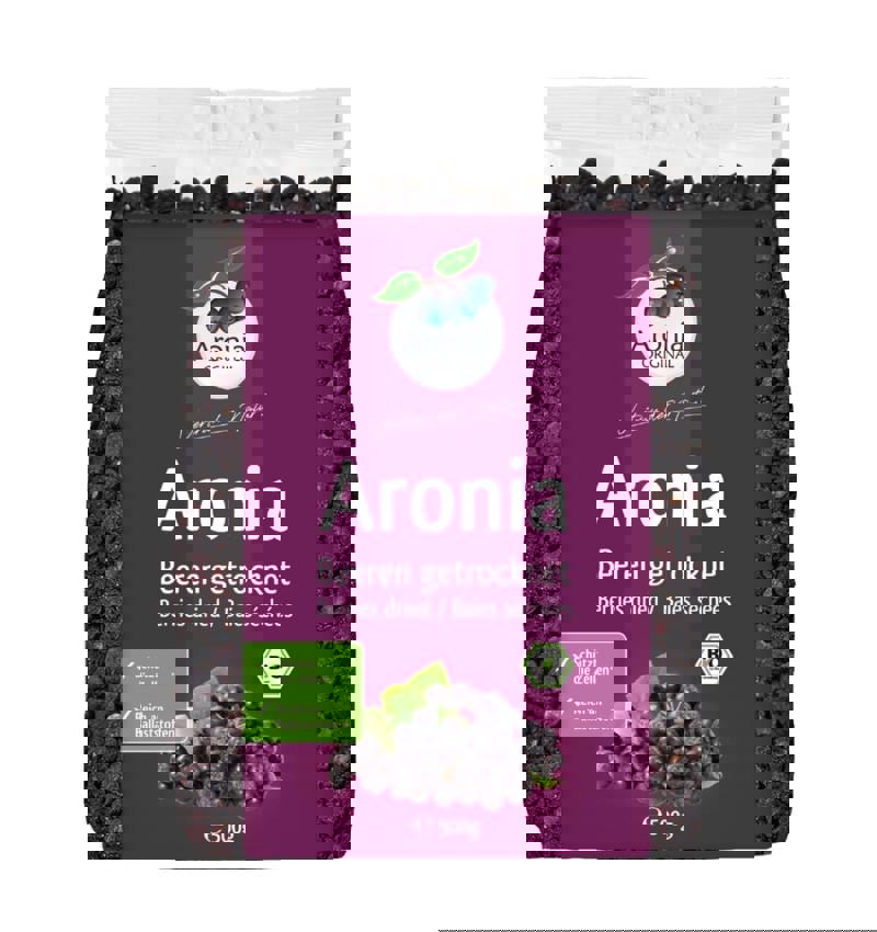 Fructe de Aronia Bio Uscate Pronat 500gr