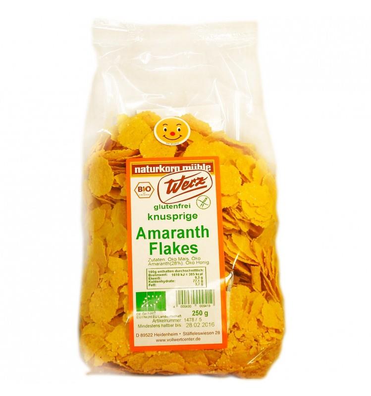 Fulgi Bio de Amaranth fara Gluten Werz 250gr