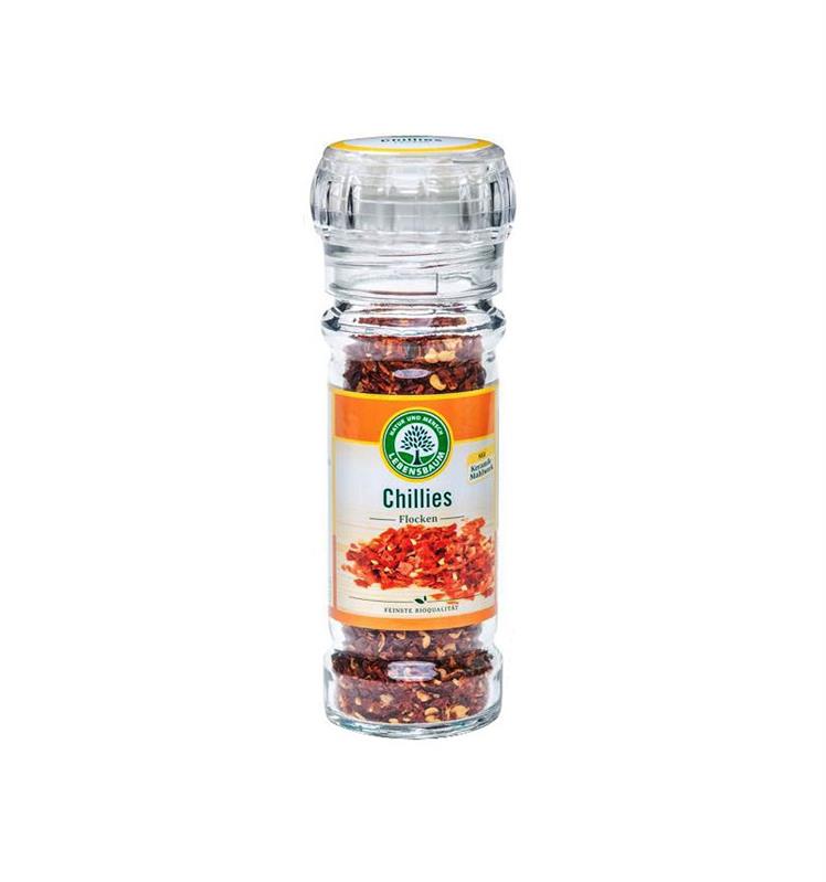 Fulgi de Chili Bio cu Rasnita Lebensabaum 25gr