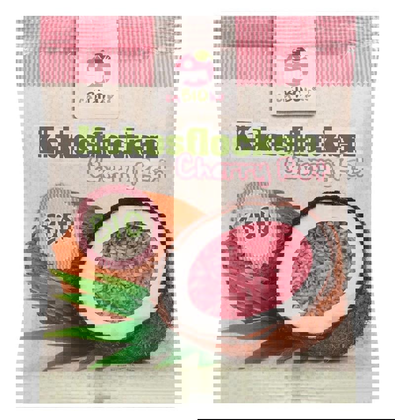 Fulgi de Cocos Rosu Cireasa Bio 50 grame Cabioke