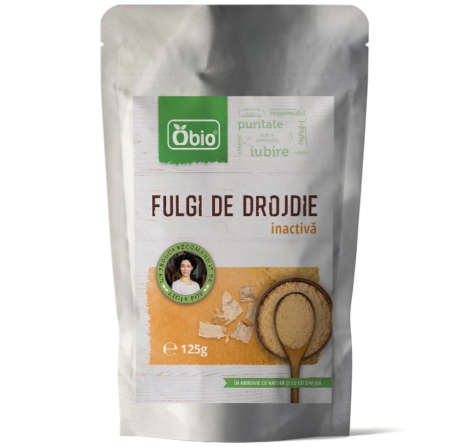 Fulgi de Drojdie Inactiva 125gr Obio