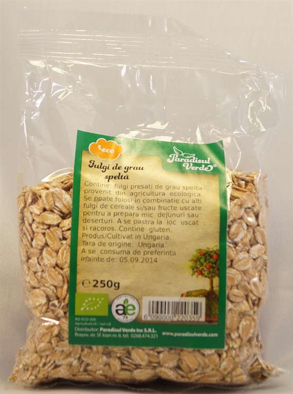 Fulgi de Grau Spelta Bio Paradisul Verde 250gr