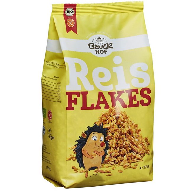 Fulgi de Orez Bio Fara Gluten Bauck Hof 375gr