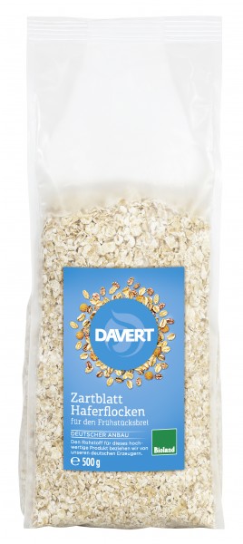 Fulgi de Ovaz Fini Bio Bioland 500gr Davert