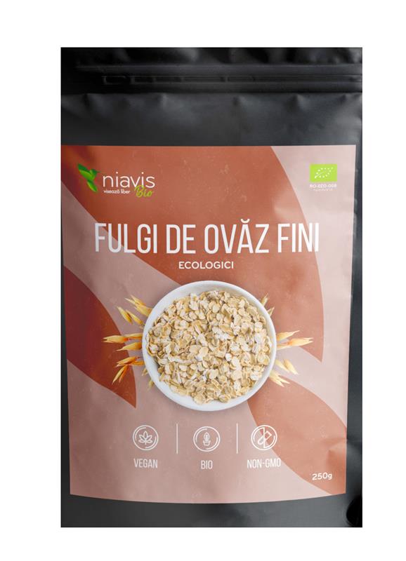 Fulgi de Ovaz Fini Ecologici 250gr Niavis