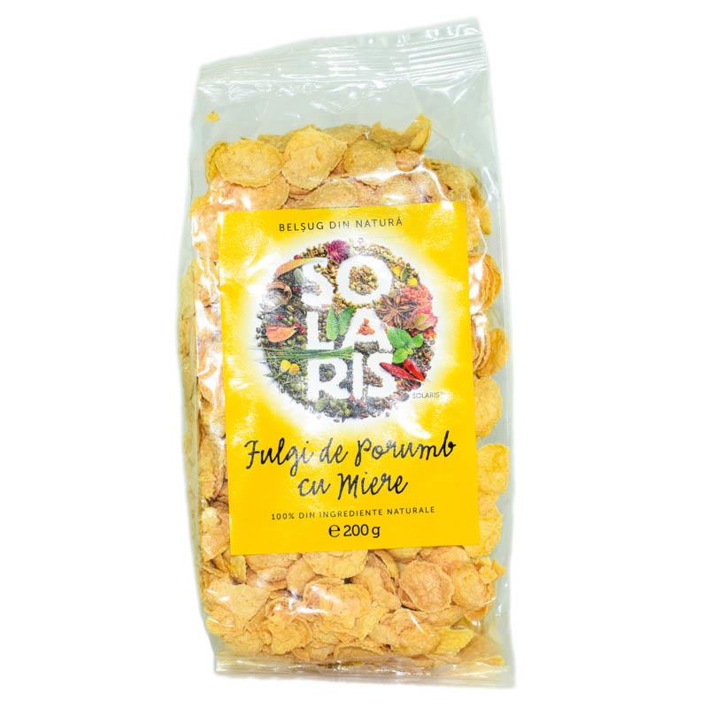 Fulgi de Porumb cu Miere 200gr Solaris