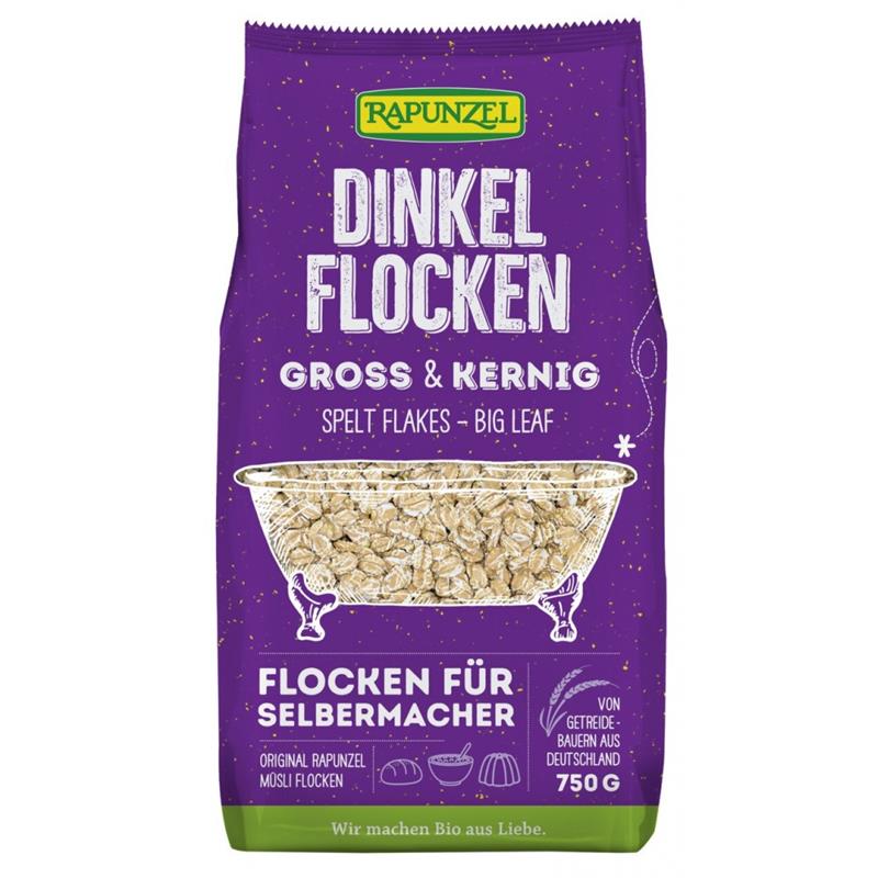 Fulgi Mari de Spelta Bio 750 grame Rapunzel