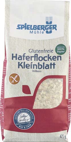 Fulgi Mici de Ovaz Integrali Fara Gluten Bio 475gr Spielberger