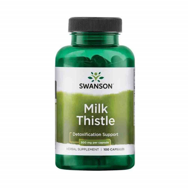 Full Spectrum Milk Thistle (Armurariu Silimarina) 500 miligrame 100 capsule Swanson