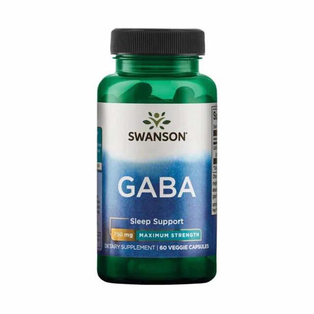 Gaba 750 miligrame 60 capsule Swanson