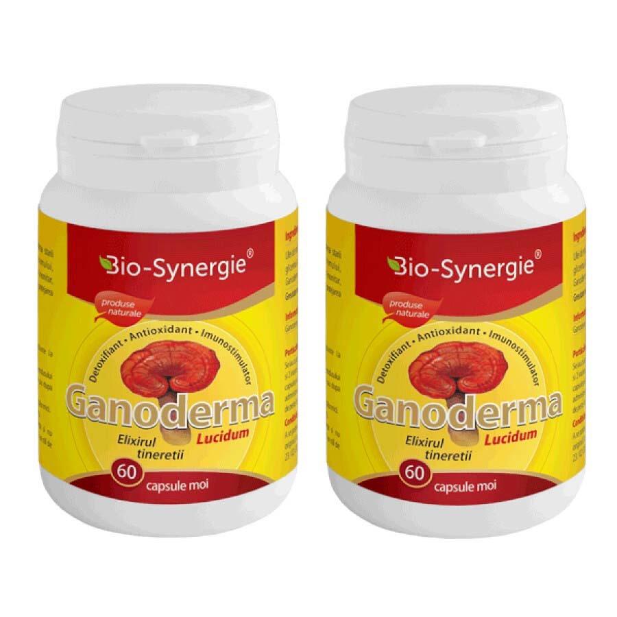 Ganoderma 400mg, 60 + 60 capsule Bio-Synergie