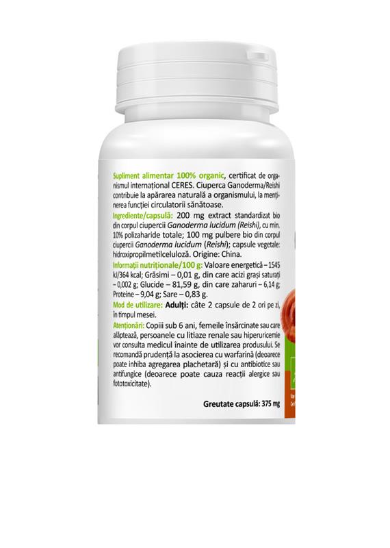 Ganoderma Reishi Bio 60 capsule Zenyth