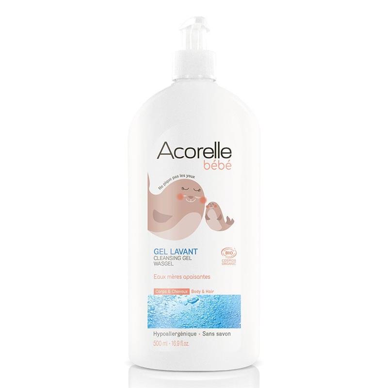 Gel Curatare Bebelusi cu Concentrat de Apa Termala Bio 500ml Acorelle