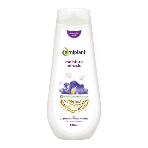 Gel de Dus Crema cu Iris si Uleiuri Pretioase Moisture Miracle 750 mililitri Elmiplant