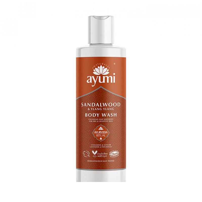 Gel de Dus cu Lemn de Santal si Ylang Ylang 250 mililitri Ayumi
