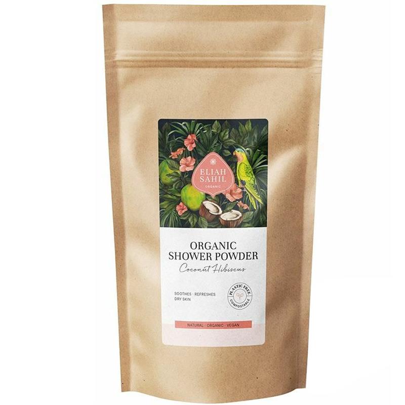 Gel de Dus Pudra cu Cocos si Hibiscus Bio Refill 250 grame Eliah Sahil