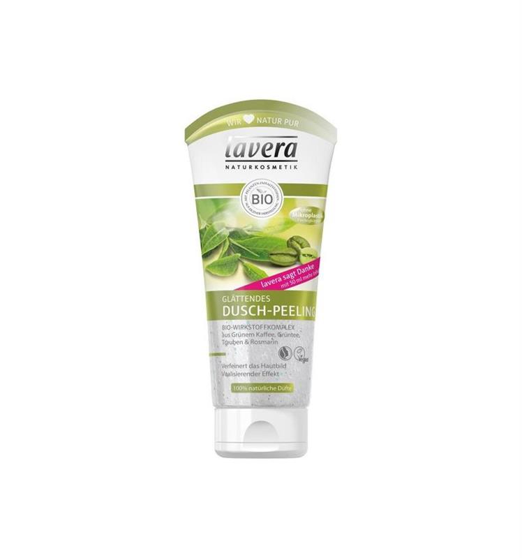 Gel Dus Bio cu Cafea Verde, Ceai Verde, Struguri si Rozmarin Lavera 200ml