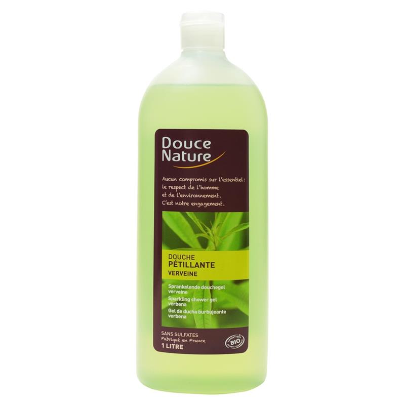 Gel Dus Bio cu Verbena fara Sulfati Douce Nature 1L