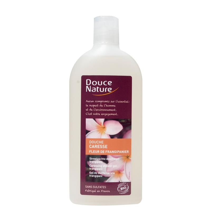 Gel Dus Bio Emolient cu Frangipani Douce Nature 300ml