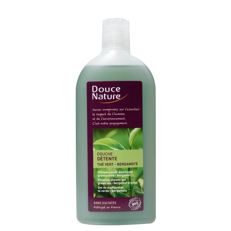 Gel Dus Bio Relaxant cu Ceai Verde si Bergamota Douce Nature 300ml