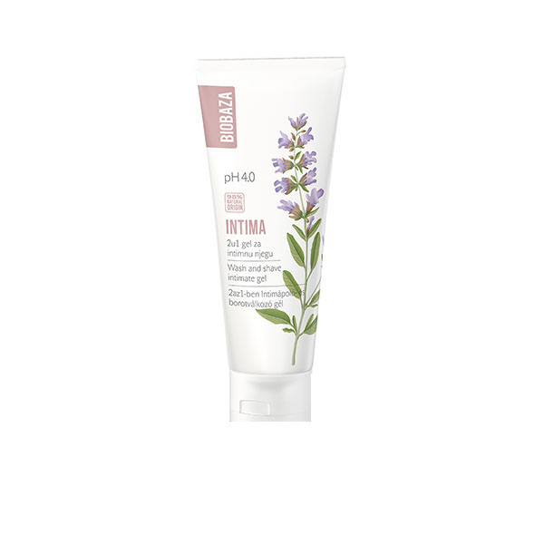 Gel Intim Natural 2 in 1 pentru Curatarea si Epilarea Zonei Intime cu PH 4.0 100 mililitri Biobaza