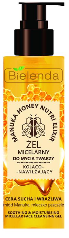 Gel Micelar Calmant si Hidratant pentru Curatarea Fetei Ten Uscat si Sensibil 200gr Bielenda