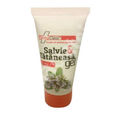 Gel Salvie si Tataneasa Farma Class 50ml