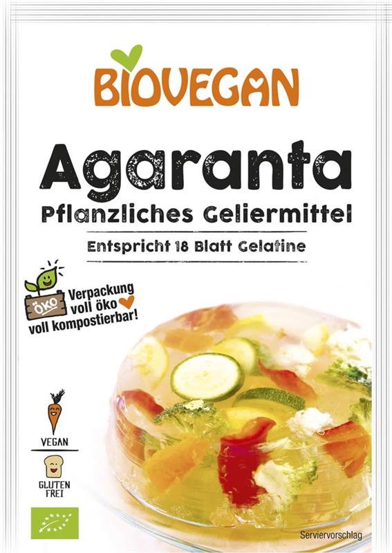 Gelatina pentru Legume Bio Fara Gluten 18gr Biovegan