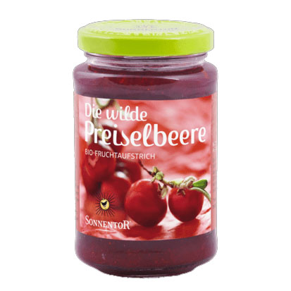 Gem Afine Rosii fara Zahar Bio Sonnentor 250gr