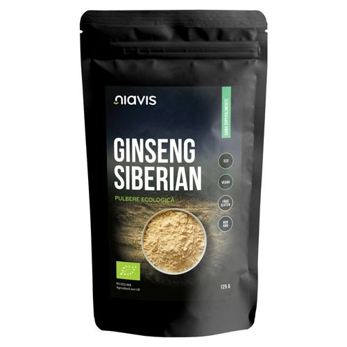 Ginseng Siberian Pulbere Organica Bio Niavis 125gr