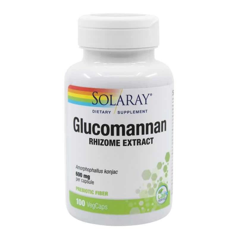Glucomannan 600mg Solaray Secom 100cps