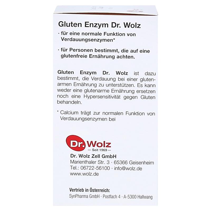 Gluten Enzym + Calcium 60 capsule Dr.Wolz
