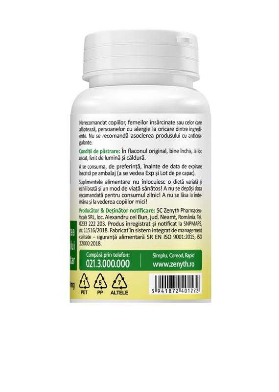 Goldenseal 300 miligrame 45 capsule Zenyth