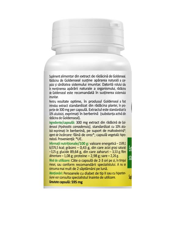 Goldenseal 300 miligrame 45 capsule Zenyth