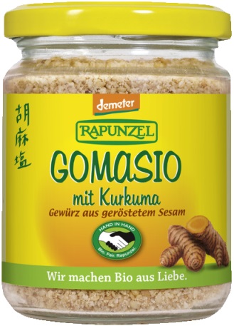 Gomasio cu Curcuma Demeter Bio 100gr Rapunzel