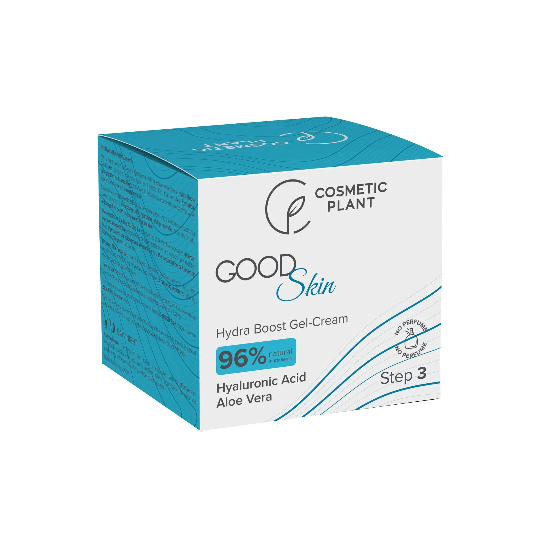 Good Skin Hydra Boost Gel Crema cu Acid Hialuronic, Minerale si Aloe Vera 50 mililitri Cosmetic Plant