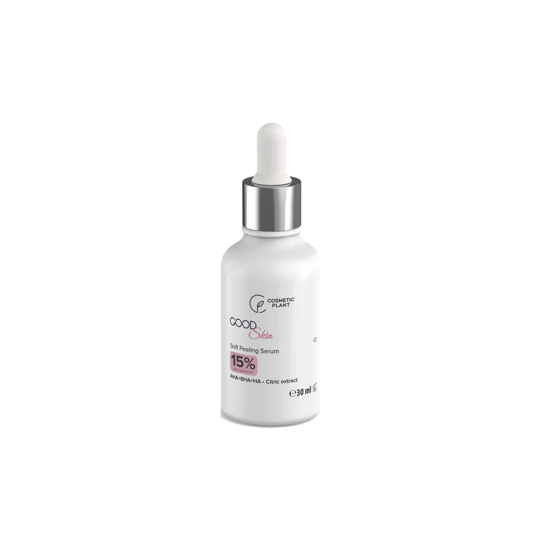 Good Skin Soft Peeling Serum cu AHA + BHA + HA si Extract de Citrice 30 mililitri Cosmetic Plant