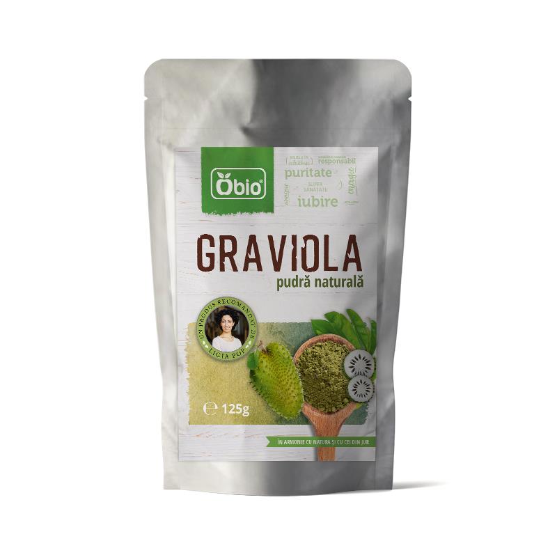 Graviola Pulbere Raw Obio 125gr