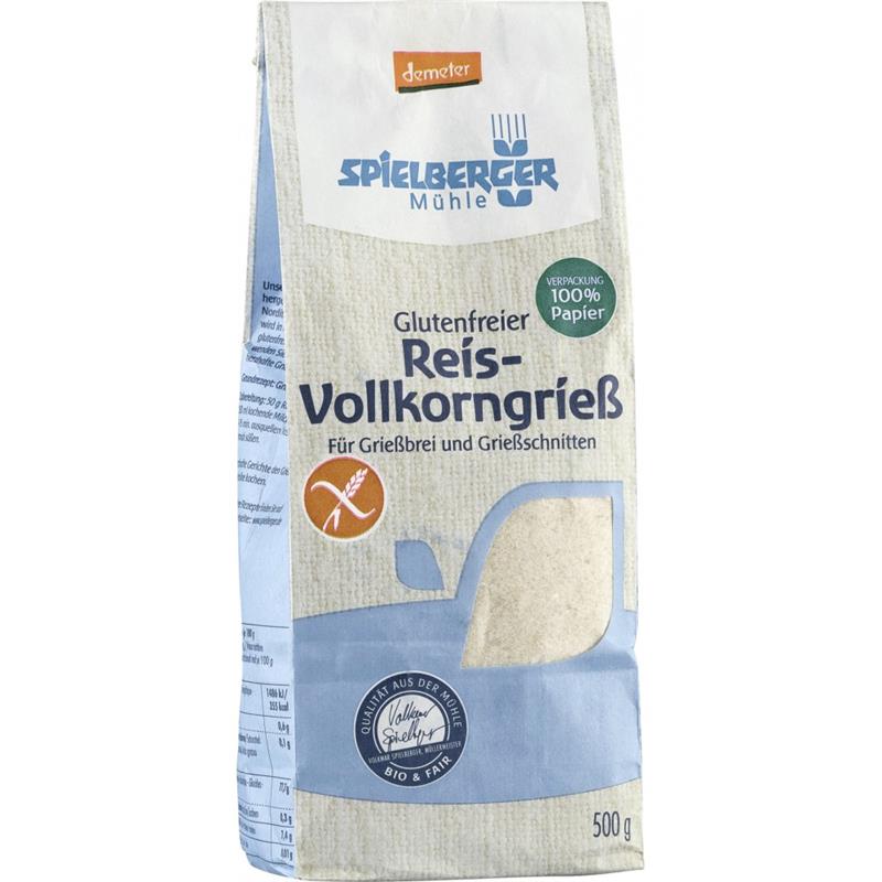 Gris din Orez Fara Gluten Demeter Bio 500 grame Spielberger